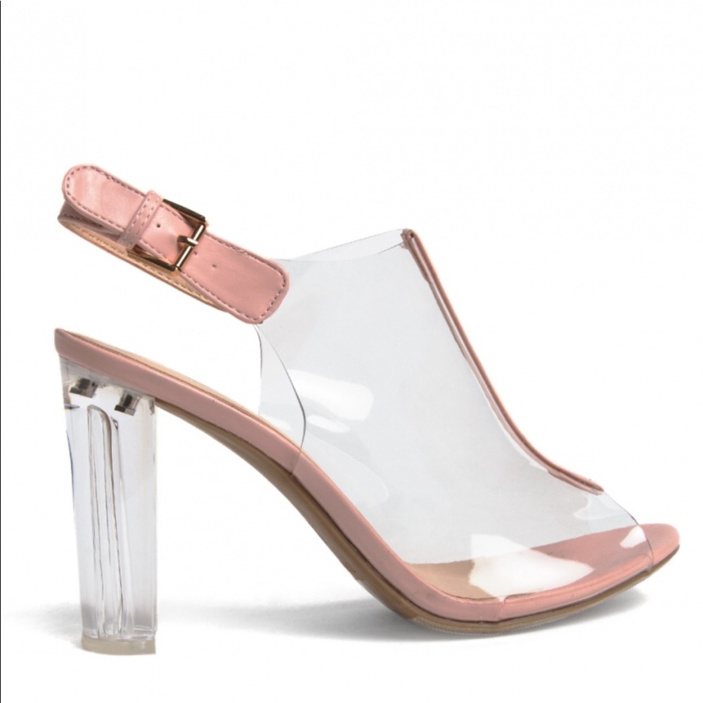 New clear Lucite heels - Picture 2 of 5